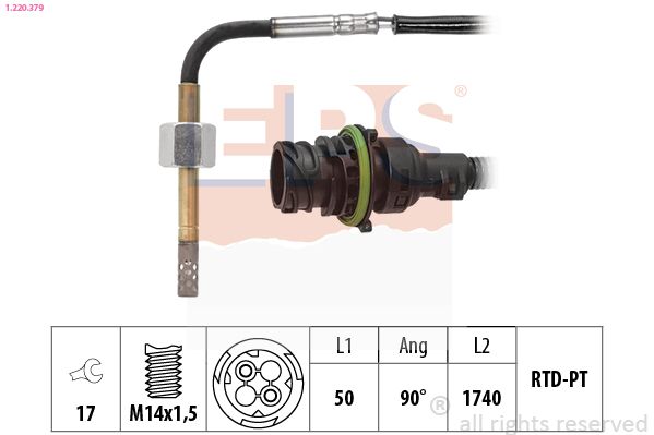 Senzor, temperatura gaze evacuare EPS-1220 379 MDR